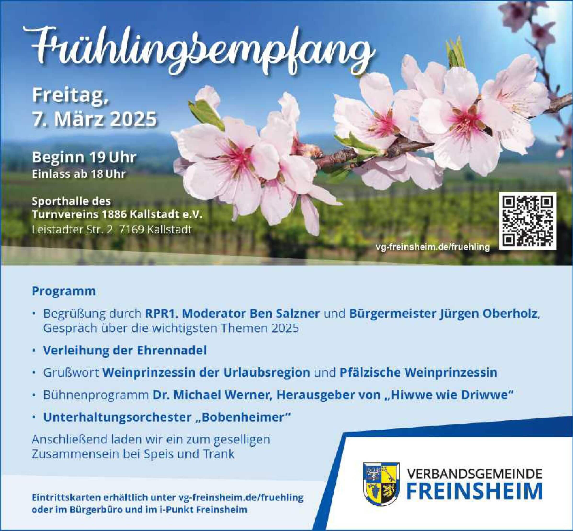 Plakat Frühlingsempfang 2025