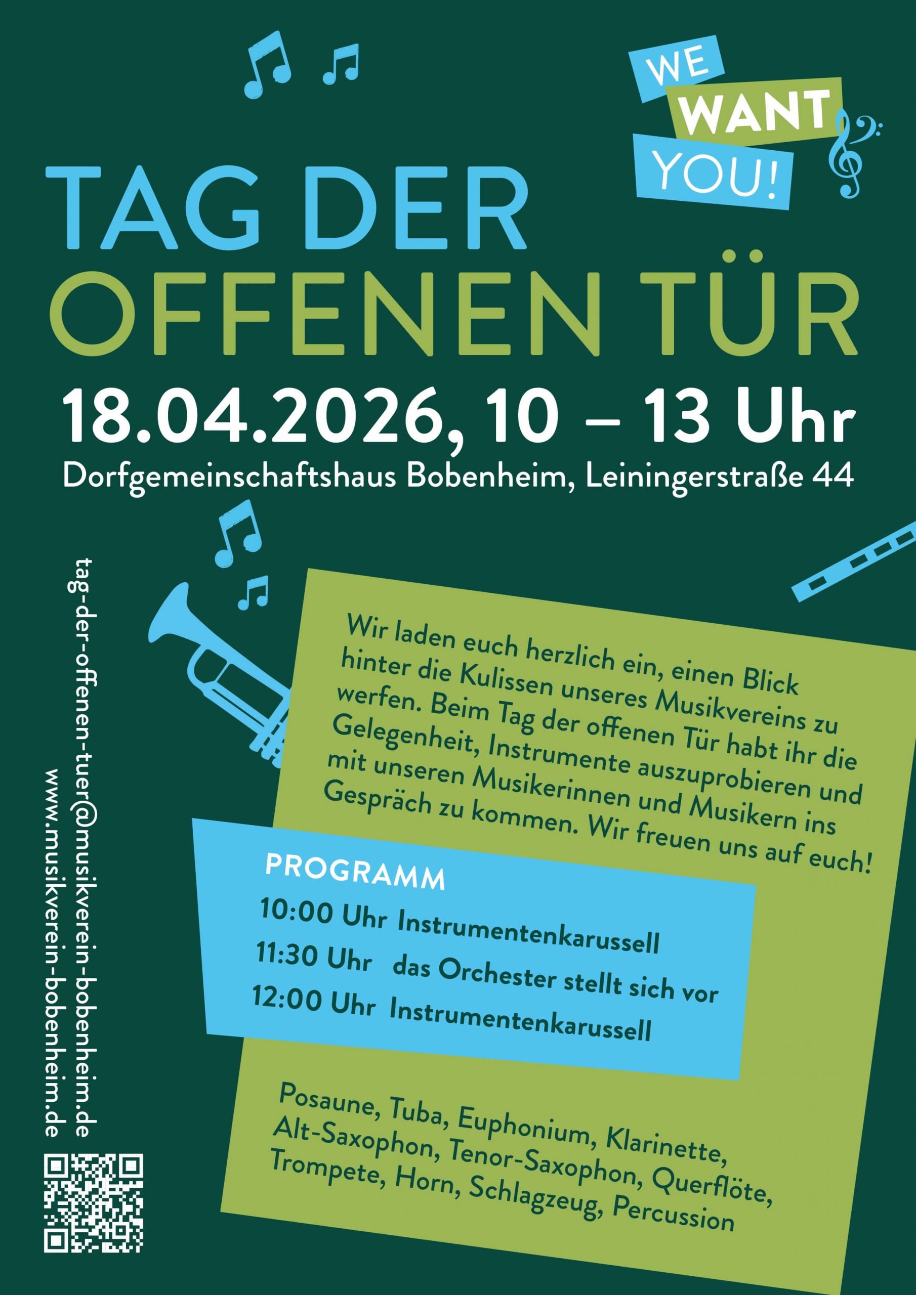 Plakat Tag der offenen Tür 2026