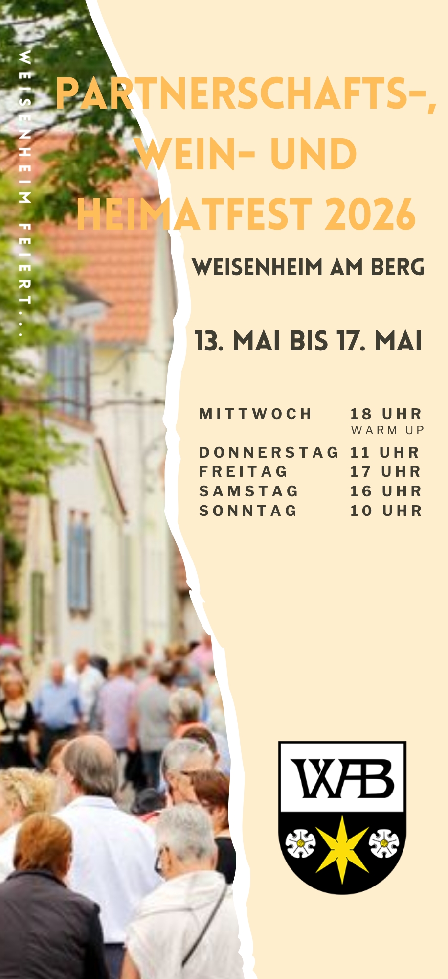 Partnerschafts-, Wein- und Heimatfest 2026