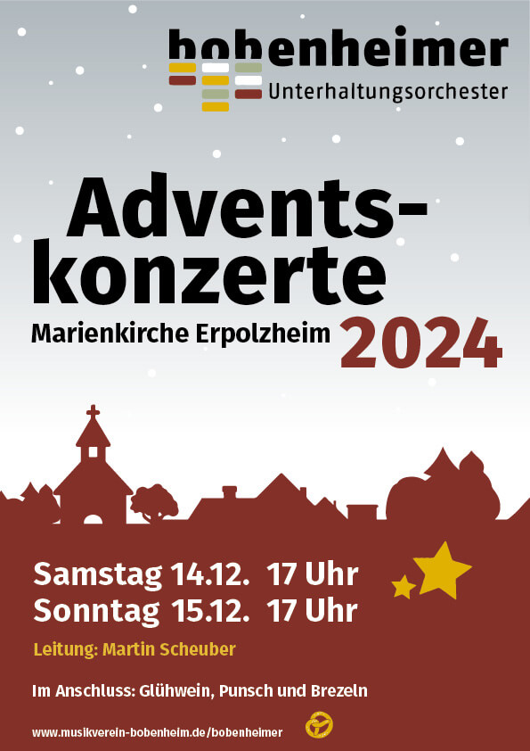 Plakat Adventskonzert 2024